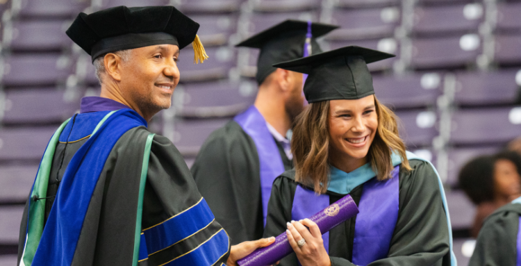 student graduating